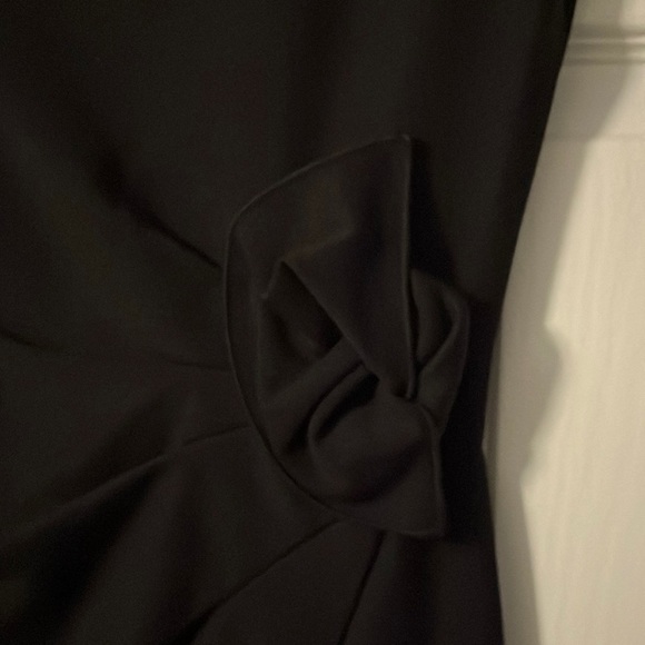 Suzi Chin little black dress size 10 super cute with cap sleeves - Picture 2 of 7